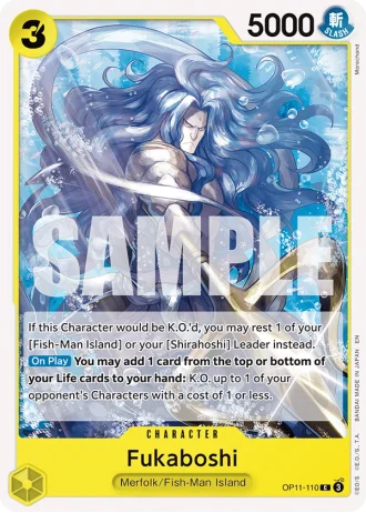Fukaboshi (OP11-110) — A Fist of Divine Speed (OP11)