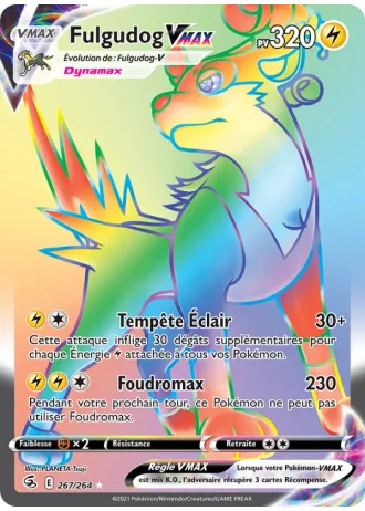 Fulgudog VMAX #267 — Poing de Fusion