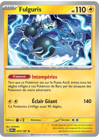 Fulguris #070/197 — Flammes Obsidiennes