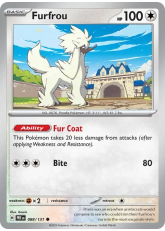 Furfrou #088/131 — Prismatic Evolutions