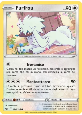 Furfrou #126/198 — Regno Glaciale