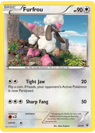 Furfrou #33 — Kalos Starter Set