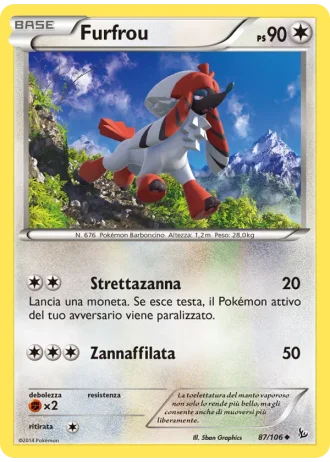 Furfrou #87/106 — Fuoco Infernale