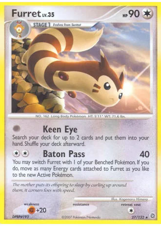 Furret #27/132 — Secret Wonders