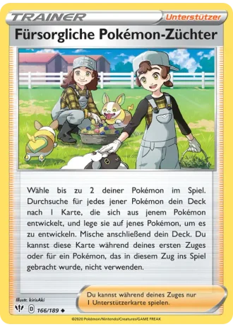 Fürsorgliche Pokémon-Züchter #166/189 — Flammende Finsternis