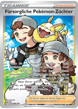 Fürsorgliche Pokémon-Züchter #188/189 — Flammende Finsternis