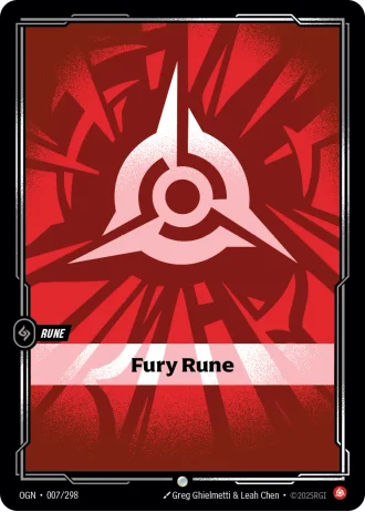 Fury Rune #007/298 — Origins