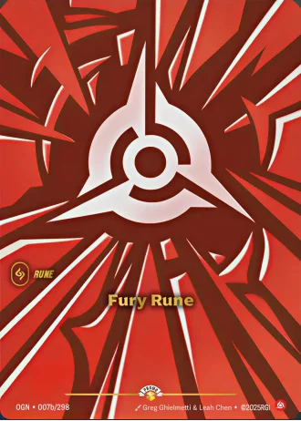 Fury Rune #007b/298 — Organized Play Promos