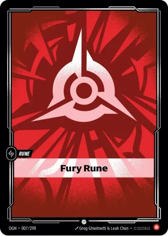 Fury Rune R01 — Spiritforged