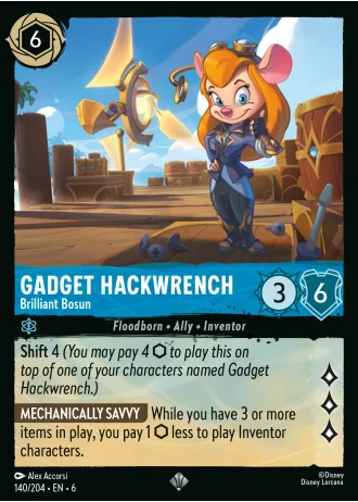 Gadget Hackwrench - Brilliant Bosun #140/204 — Azurite Sea