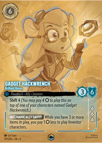 Gadget Hackwrench - Brilliant Bosun #217/204 — Azurite Sea
