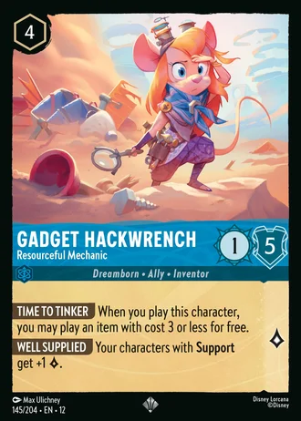 Gadget Hackwrench - Resourceful Mechanic #145/257 — Wilds Unknown