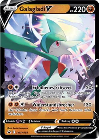 Galagladi V SWSH258 — Schwert & Schild Promos