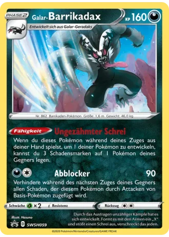 Galar-Barrikadax SWSH059 — Schwert & Schild Promos