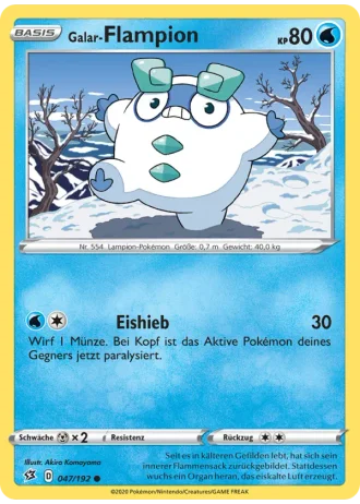 Galar-Flampion #47/192 — Clash der Rebellen