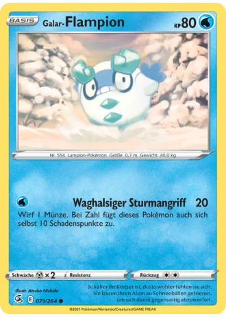 Galar-Flampion #71/264 — Fusionsangriff