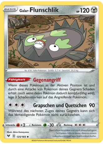 Galar-Flunschlik #125/185 — Farbenschock