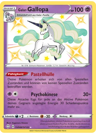 Galar-Gallopa SV048/122 — Schillernde Schatzkammer (Glänzendes Schicksal)