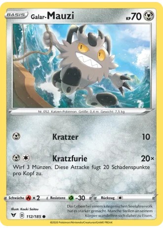 Galar-Mauzi #112/185 — Farbenschock