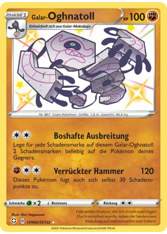 Galar-Oghnatoll SV066/122 — Schillernde Schatzkammer (Glänzendes Schicksal)