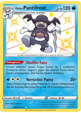 Galar-Pantifrost SV021/122 — Schillernde Schatzkammer (Glänzendes Schicksal)