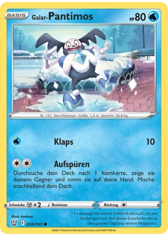 Galar-Pantimos #34/163 — Kampfstile