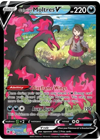 Galarian Moltres V TG20/30 — Trainer Gallery (Astral Radiance)