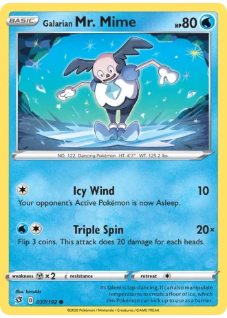 Galarian Mr. Mime #37/192 — Rebel Clash
