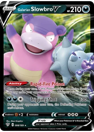 Galarian Slowbro V #99/189 — Darkness Ablaze