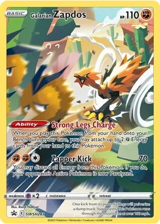 Galarian Zapdos SWSH283 — Sword & Shield Promos