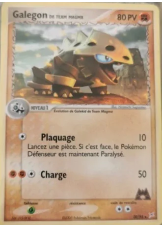 Galegon de Team Magma #20 — EX Team Magma vs Team Aqua