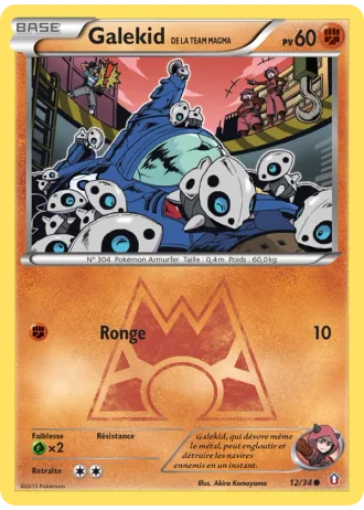 Galekid de la Team Magma #12 — Double Danger