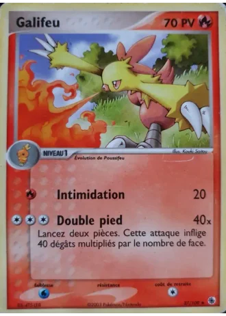 Galifeu #27 — EX Rubis & Saphir