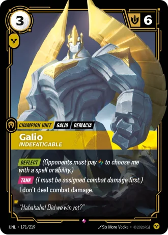 Galio, Indefatigable #171/219 — Unleashed