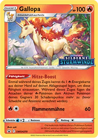 Gallopa SWSH270 — Schwert & Schild Promos