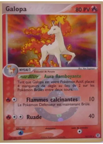 Galopa #13/112 — EX Rouge Feu & Vert Feuille