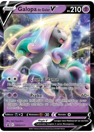 Galopa de Galar V SWSH111 — Épée & Bouclier Promos