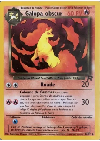 Galopa obscur #44/82 — Team Rocket
