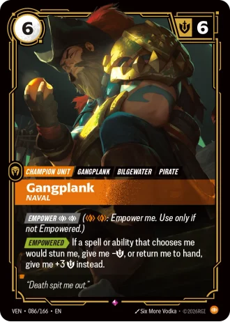 Gangplank, Naval #086/166 — Vendetta