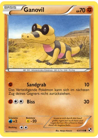Ganovil #63/114 — Schwarz & Weiß