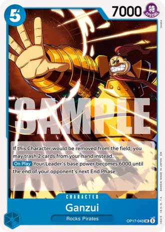 Ganzui (OP17-043) — The World's Strongest Warriors (OP17)