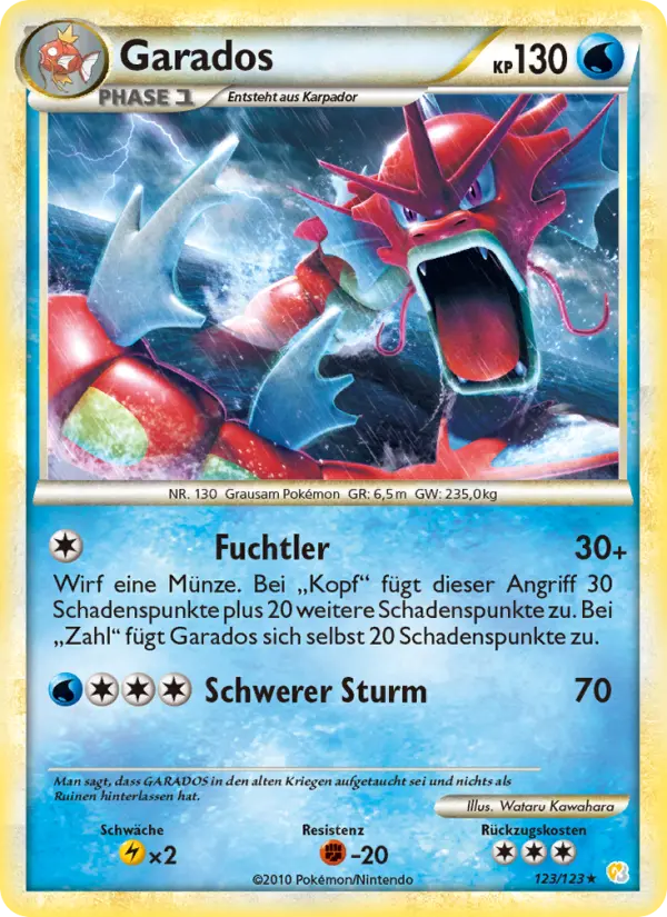 Garados #123 — HeartGold SoulSilver