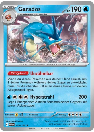 Garados #130/165 — 151