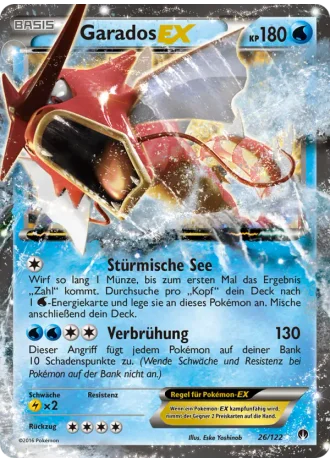 Garados EX #26/122 — TURBOfieber