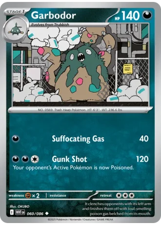 Garbodor #060 — White Flare