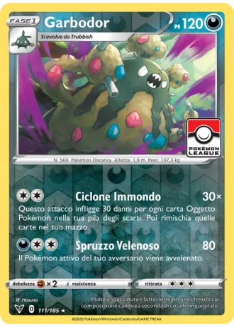 Garbodor #111/185 — Voltaggio Sfolgorante