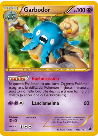 Garbodor #119/116 — Glaciazione Plasma