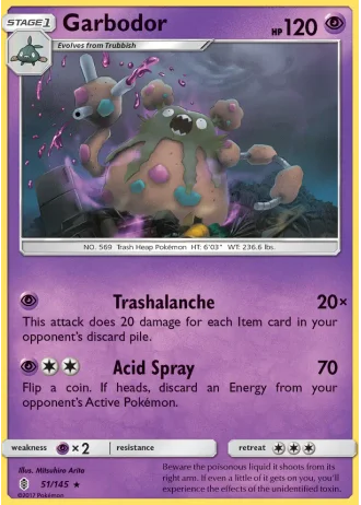 Garbodor #51/145 — Guardians Rising