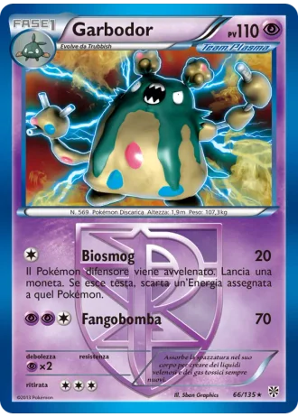 Garbodor #66/135 — Uragano Plasma