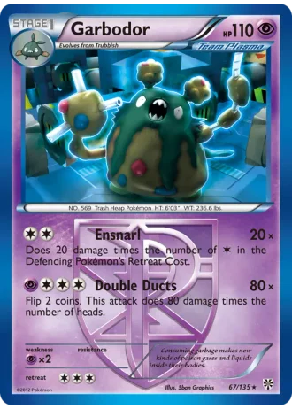 Garbodor #67/135 — Plasma Storm